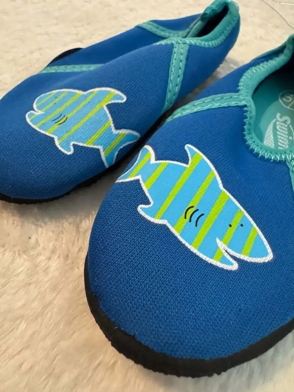 Swimways Toddler Blue Shark Water Shoes